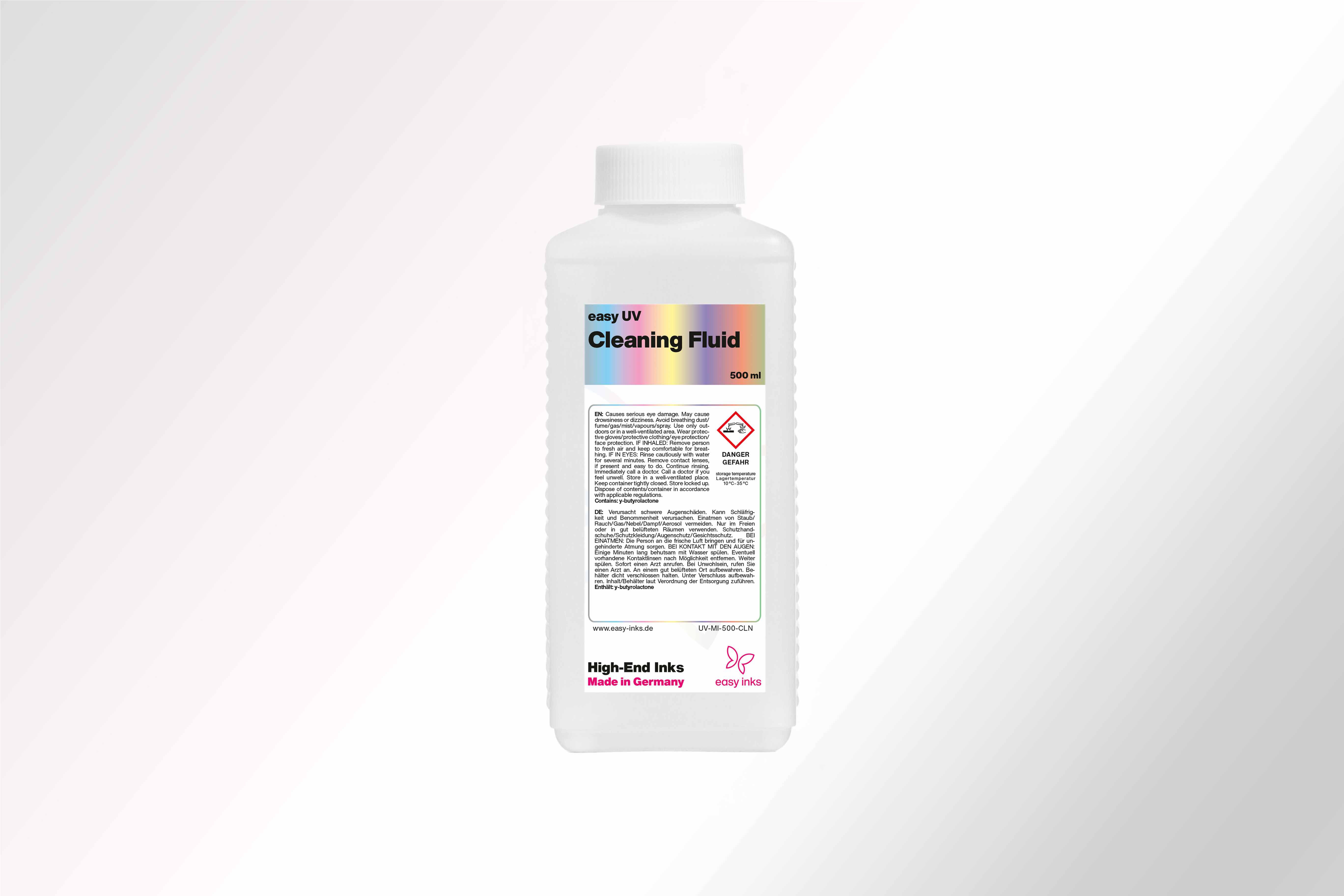 easy UV Cleaning Fluid 500 ml als Top Alternative zum original Mimaki ML015 Cleaning Liquid